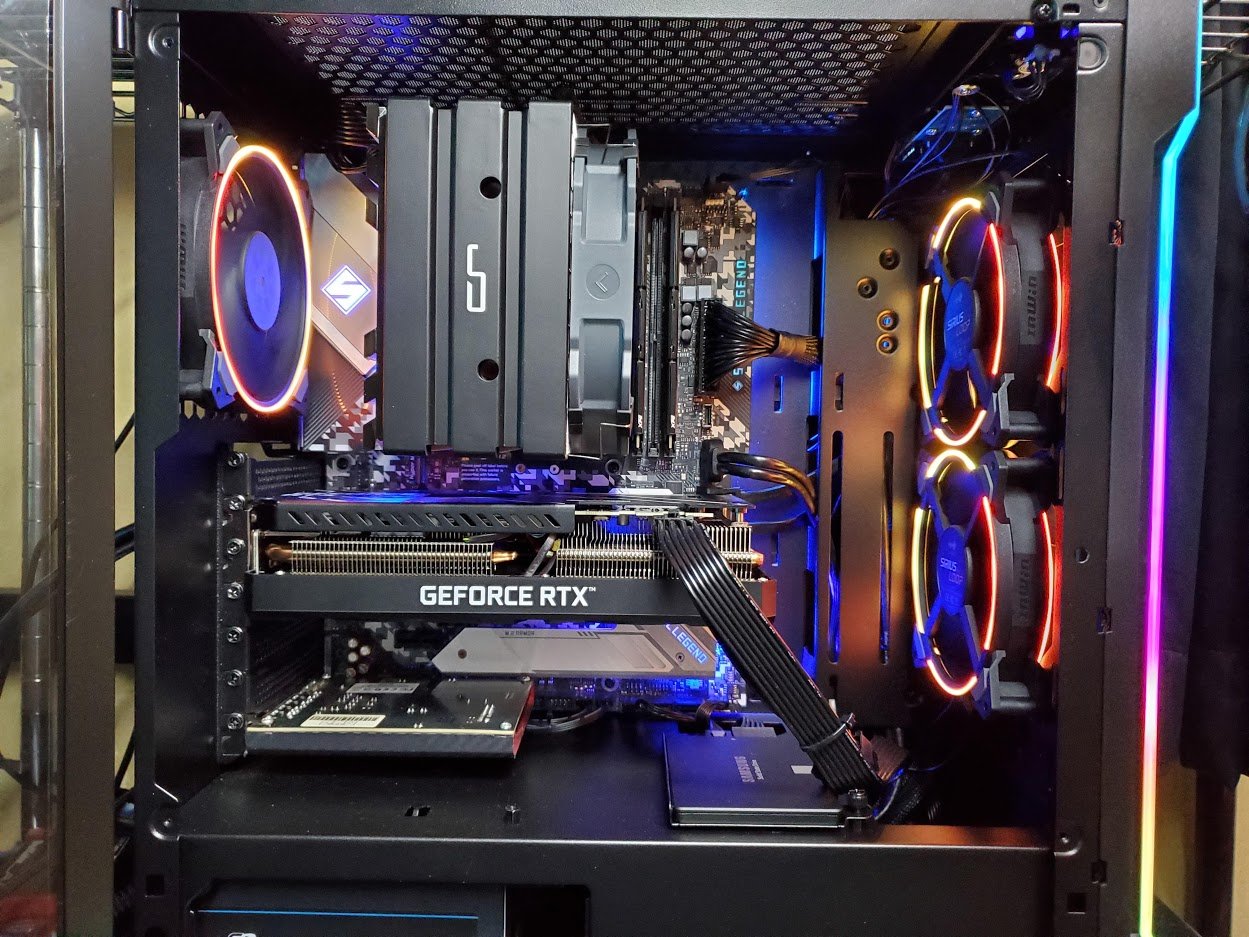 自作PC H200 TG RGB Z490 STEEL LEGEND SST-ET650-HG デスクトップPC