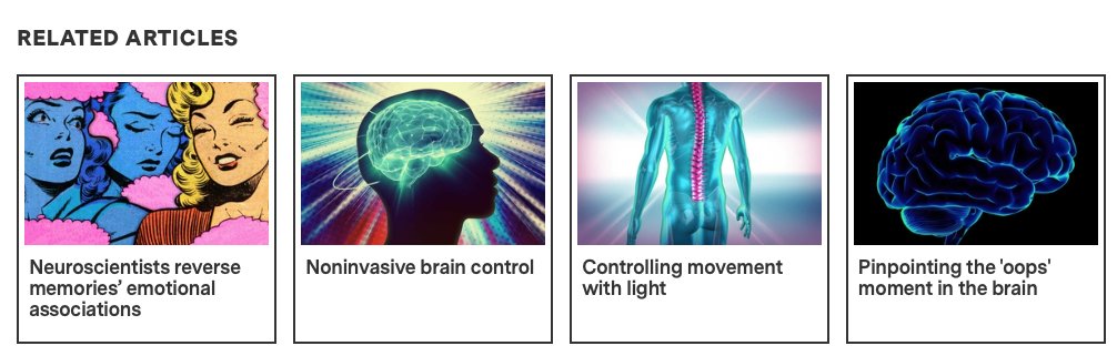 10. Optogenetics can be used for good like Alzheimers or well “not so good”. I will leave it up to your imagination as it how it can be used and abused. A clue would be the related articles from the MIT site on the same page