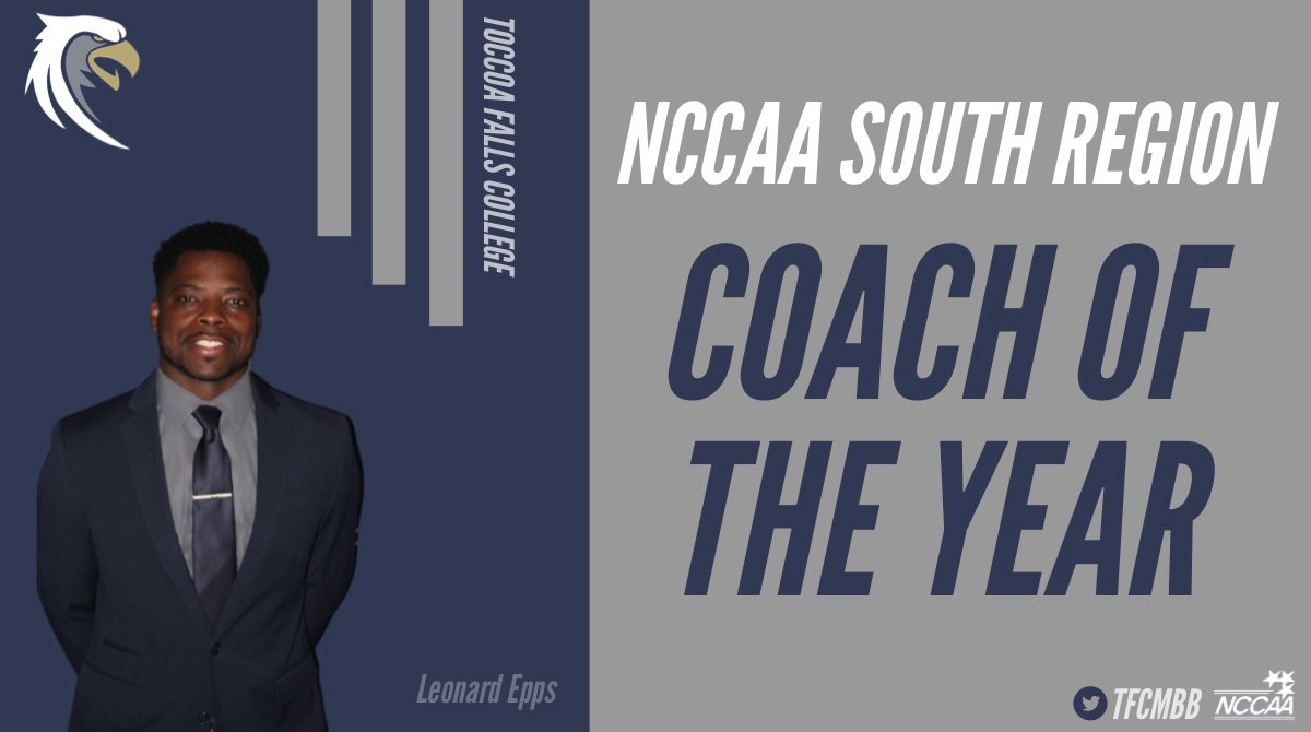TFCMBB's tweet image. Show some love &amp;amp; congratulations to the NCCAA South Region Coach of the Year, Leonard Epps! 

#TheFalls #SoarTogether #MuchDeserved