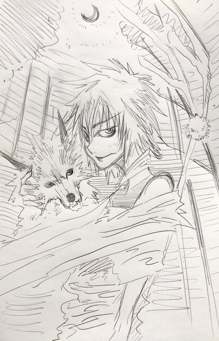 #深夜に上げる落書き vol.3
手癖を効かせまくって描く森の魔女(とダイアウルフ) 