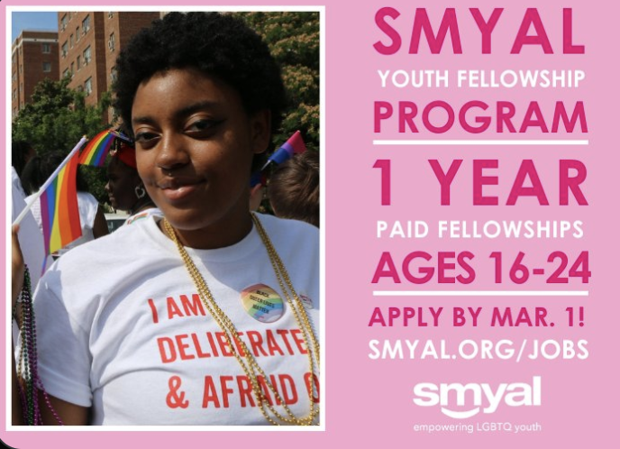 PrismDMV's tweet photo. Hey Teachers! Do you know of students looking to get hands-on experience working for an LGBTQ youth organization? @SMYALDMV offers a Youth Fellowship. Check it out here:
https://t.co/RmVdcmtgU3 https://t.co/38OAGw8q1N