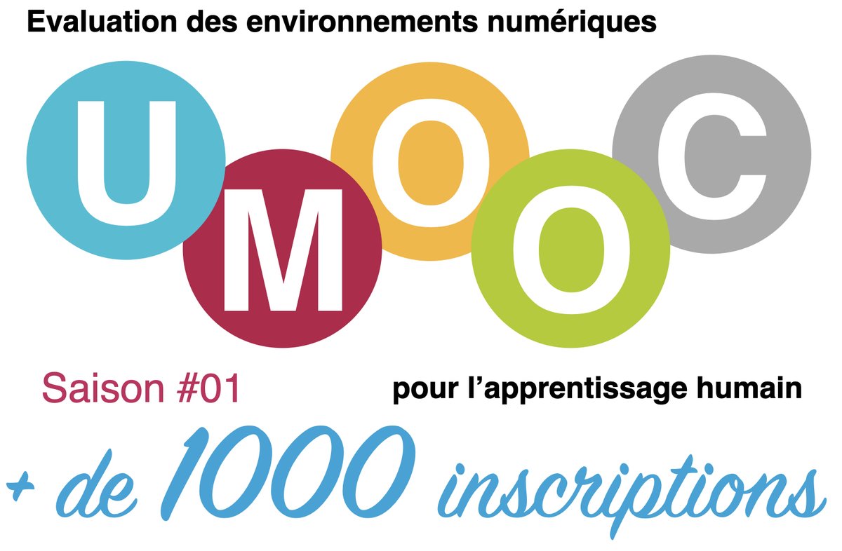 Merci pour votre intérêt 😀 ! Vous êtes à présent plus de 1000 👥 dans l'UMooc 🖥 Evaluation des environnements numériques pour l'apprentissage humain <a href="/umons/">Uga Mons</a> Vous n'êtes pas encore inscrit(e) ? ⬇️ umooc.umons.ac.be/course/view.ph…