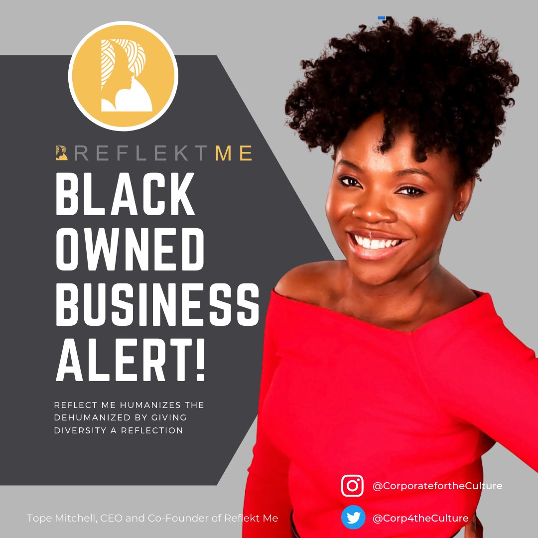 🚨New Episode Alert!🚨
We were honored to meet Tope Mitchell, Ph.D, CEO &amp; founder of <a href="/ReflektMe/">@reflektme</a> to discuss identity, representation &amp; entrepreneurship!
#corporatefortheculture #podcast #podcasts #blackprofessionals #blackownedbusinesses #BlackTwitter    corporatefortheculture.com/Where-to-Liste…