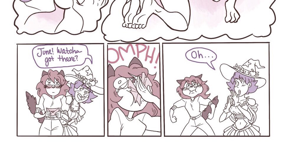 ThePlumProject's tweet photo. Want to see the full NSFW comic page? Support us on Patreon
.
#art #animeart #animegirl #comics #comic #comicpage #ComicArt #monstergirl #monstergirls #furryart #wolfgirl #weregirl #LGBTart https://t.co/xUck5OFKrO