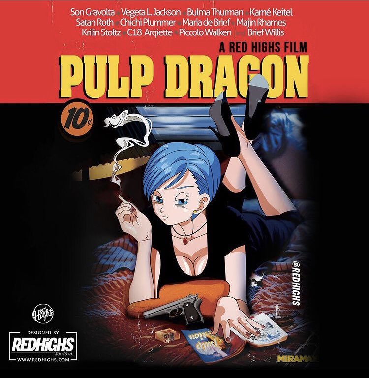 HighsRed's tweet image. 💉🚬Bulma Thurman in « Pulp Dragon » 🚬💉
Art ✏️ by @HighsRed 
.
.
#pulpfiction #tarentino #bulma #dragonballsuper #dragonball #dragonballz #fanart #redhighs #umathurman #quentintarentino #digitalart #redhighs #nft #Crypto