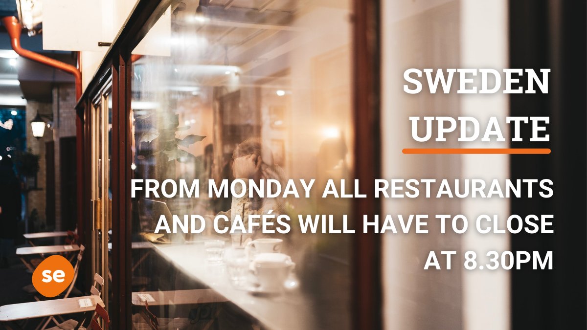 TheLocalSweden's tweet photo. New regulations set for Monday. https://t.co/UzL7xLCHXC