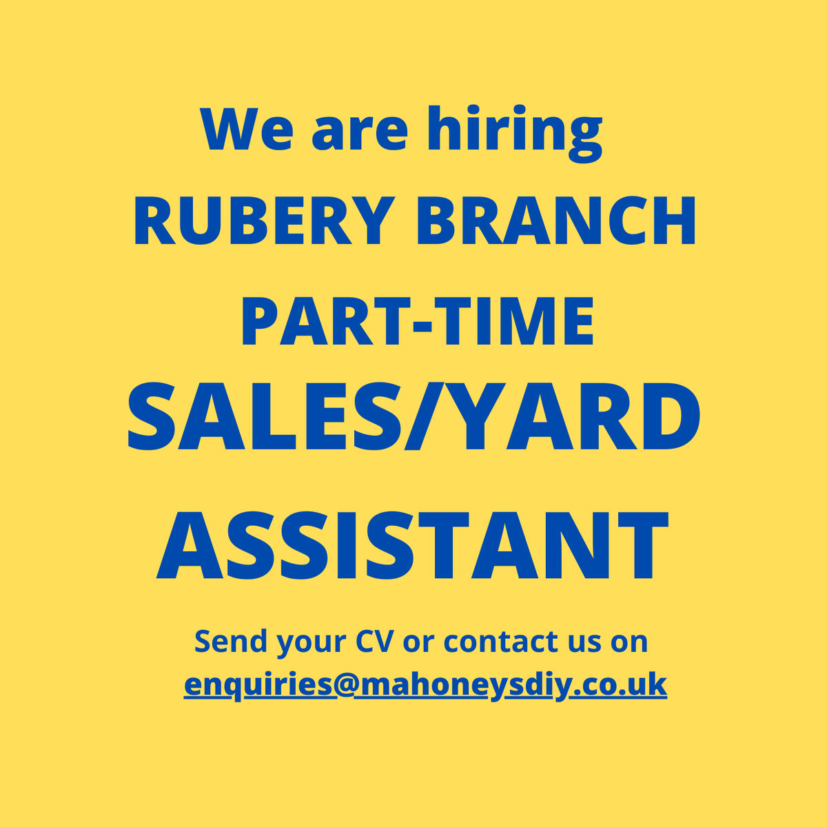 Fancy joining us? Visit our website for details and other vacancies #Jobs #jobseekers #Solihull #streetly #suttoncoldfield #rubery #Bromsgrove