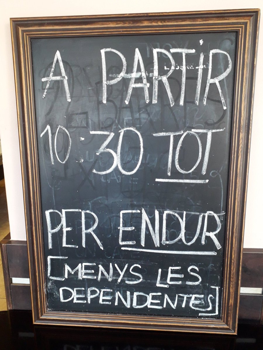 CodexFormacio's tweet image. Preparant les sessions @IDFOGirona de #seguretatalimentària he anat a buscar café i a Can Pijoan de Santa Cristina ho tenen clar!! 😂 Amb humor tot és una mica més humà! @sandradina226