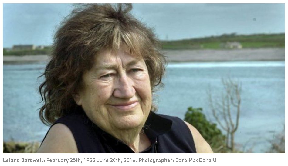 Leland Bardwell (25 Feb 1922 India-28 June 2016 #Sligo). Raised #Leixlip #Kildare.👩‍🎓<a href="/alexcollege/">Alexandra College Dublin</a> <a href="/LondonU/">University of London</a>. <a href="/Aosdana/">Aosdána</a>! 13 books poetry, fiction, memoir, playwright🎭📻, newspaper articles, children's stories, teacher Creative Writing! 📷My copy of her poem. irishtimes.com/life-and-style…