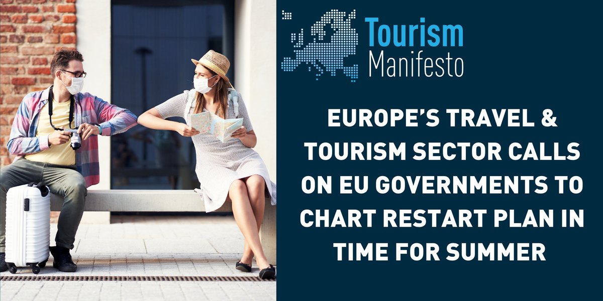 📢Ahead of today's @EUCouncil meeting, the #EuropeanTourismManifesto alliance calls on EU governments to coordinate travel restrictions, testing & e-health initiatives before the Summer season! ☀️🏖️ Our joint recommendations▶️bit.ly/3bBCcNV