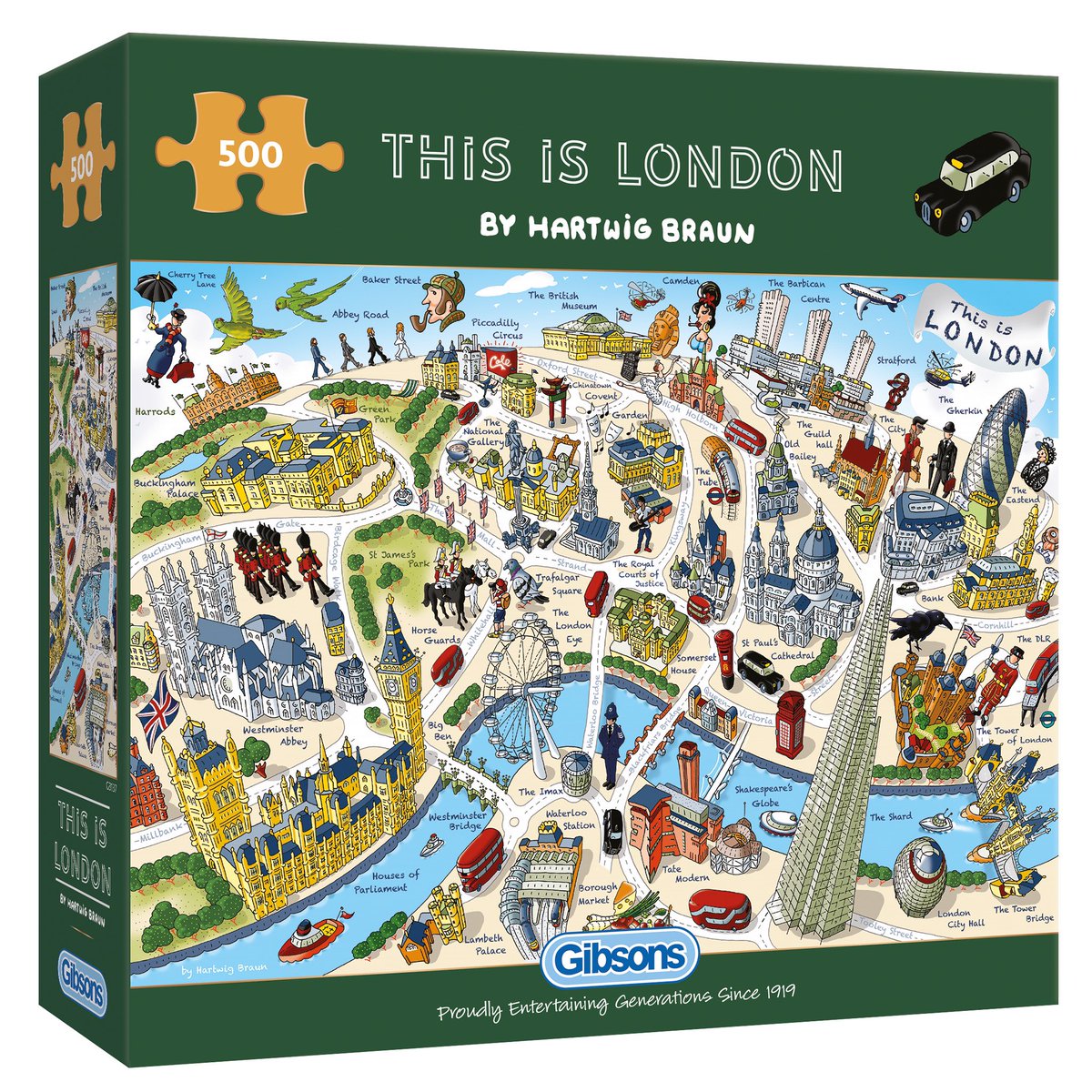 This is #London - #New 500 pieces #jigsawpuzzle by <a href="/hartwigbraun/">Hartwig Braun</a> available now... 😍🥰

bit.ly/3aRFux4