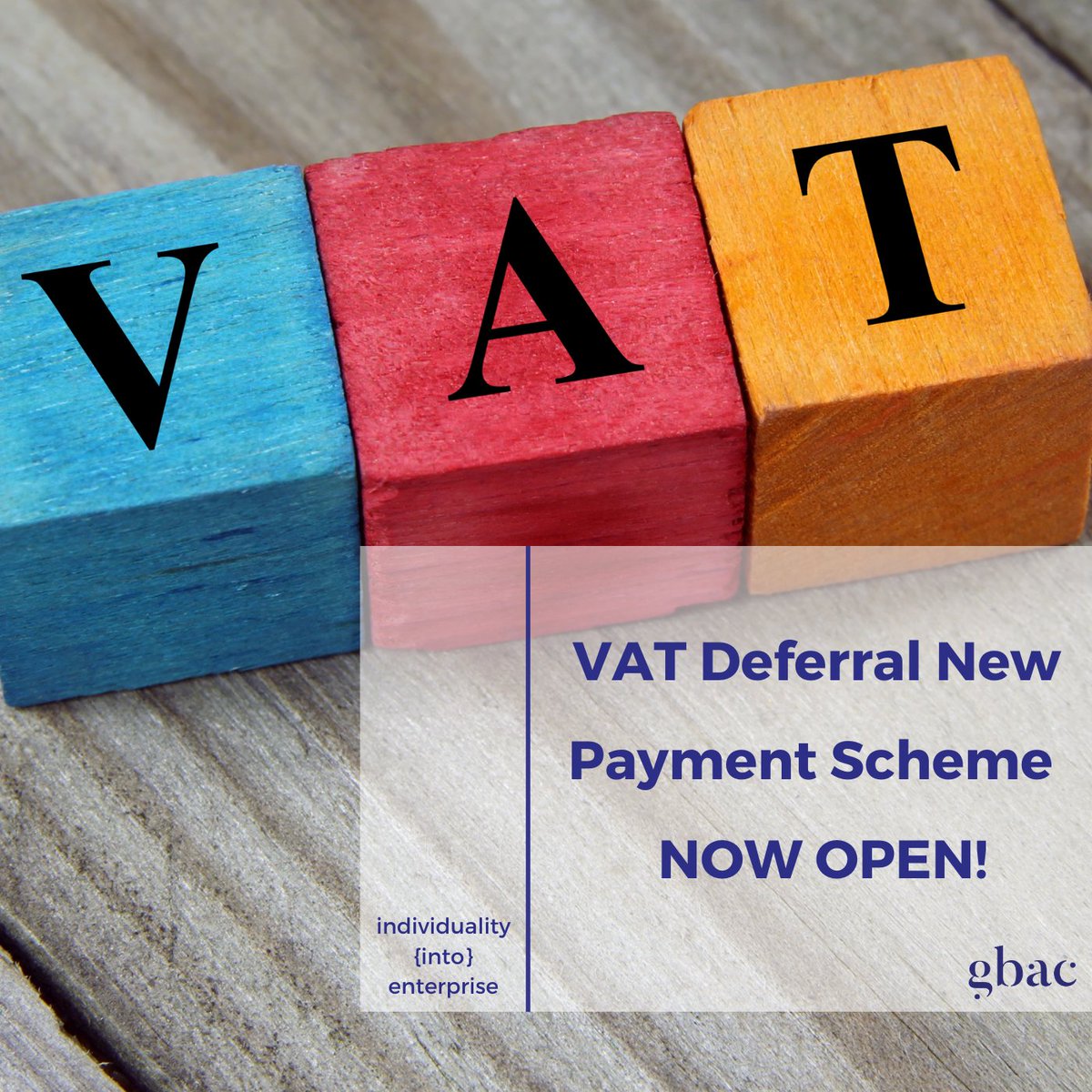 Did you defer VAT payments between March and June 2020 due to #COVID19 ?

HMRC have announced an online VAT Deferral New Payment Scheme so you can arrange to pay the outstanding liability in smaller monthly instalments.

See our blog for more:

gbac.co.uk/blog/post?s=va…

#VAT