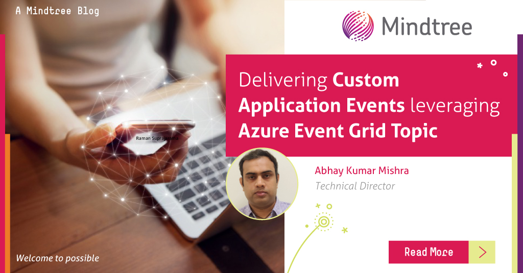 Mindtree_Ltd's tweet photo. Learn how to implement cost effective models of publishing & subscribing to integrate Event Grid Topic for easier post events messaging and error detection with large scale #AdobeExperienceManager applications in this blog. https://t.co/qBejKLb9ag | #AEMApplications | #AdobeAEM https://t.co/qTO8xUwfT8