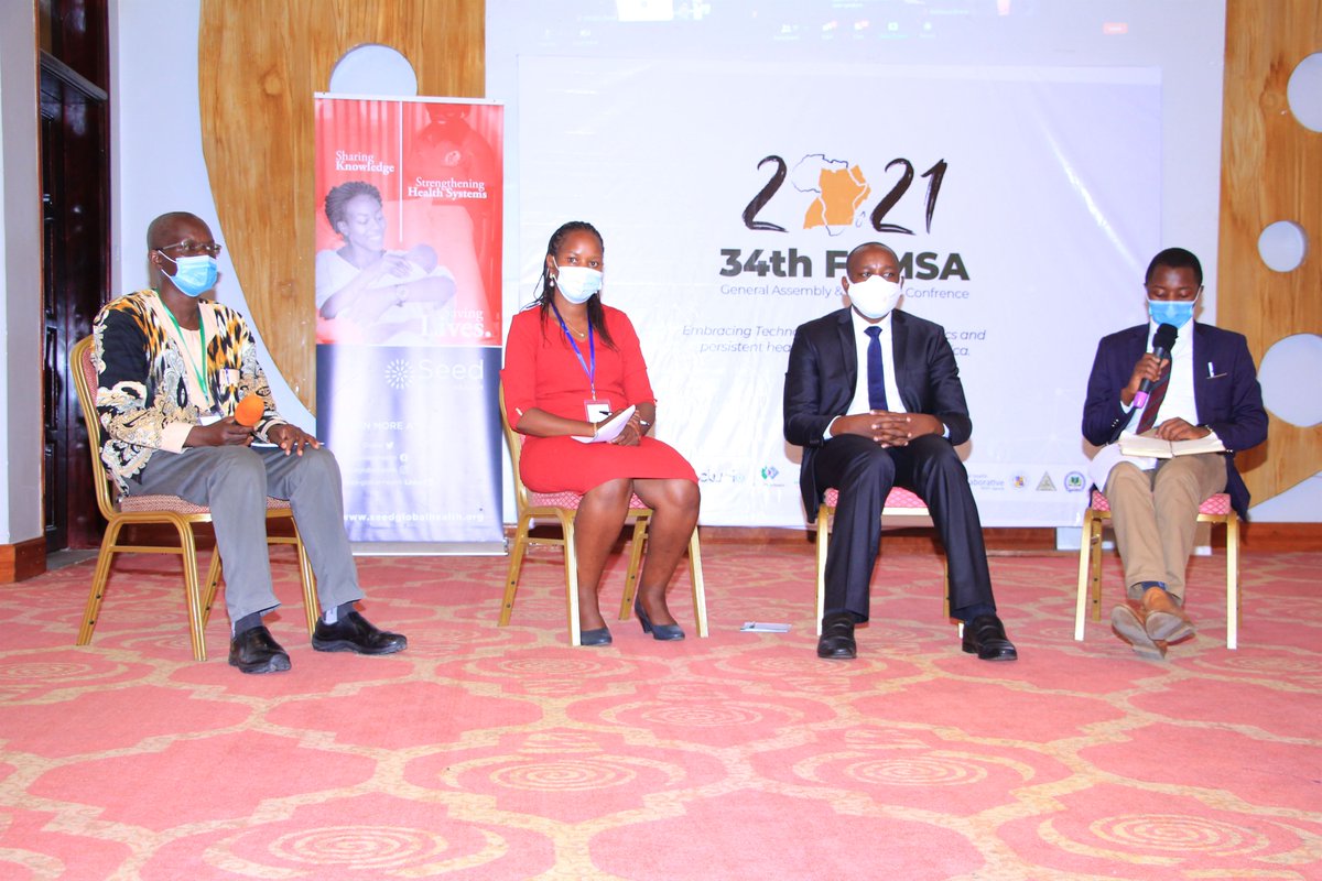 MbararaUST's tweet photo. How do we advance technology for health through learning institutions?
Dr Boneventure Ahaisibwe - Seed Global Health
Prof. Elsie Kiguli - ACHEST
Ms. Nuriat Nambogo - CamTech Uganda
Dr.Gad Ruzaaza - Mbarara University
Mr Stefan Wisbauer - LECTURIO
#Tech4Health
#34FAMSAGA https://t.co/pknREcxzTA