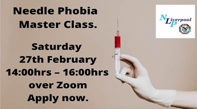 Last Call - Needle Phobia Training - This Saturday - eepurl.com/hrwkZf