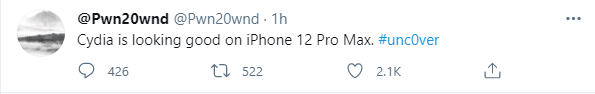 Yalujb's tweet photo. unc0ver jailbreak is about to receive an update for iOS 14.0-14.3 🔥🔥. #unc0ver #jailbreak https://t.co/w22tALm7xH