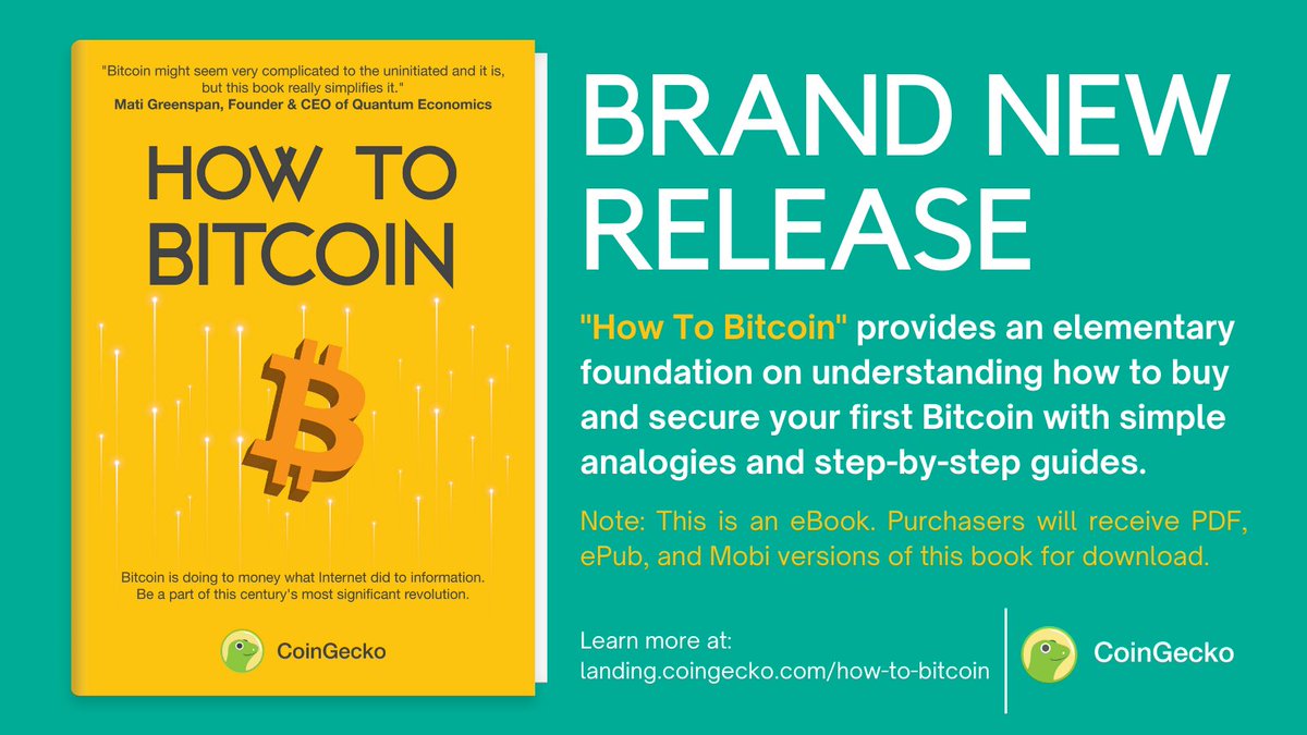 Today, we proudly launch our “How to Bitcoin” book! 🎉 Written for  beginners, it is filled with easy-to-understand analogies and step-by-step  guides to help the everyday person learn the basics of $BTC #