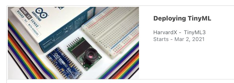 wmandrysz's tweet photo. I've already finished Fundamentals & Applications of TinyML, waiting for the dev kit delivery the most important course to start.
#tinyML
#tensorflowMicro
@TinyMLClub https://t.co/b3sxvB03xL