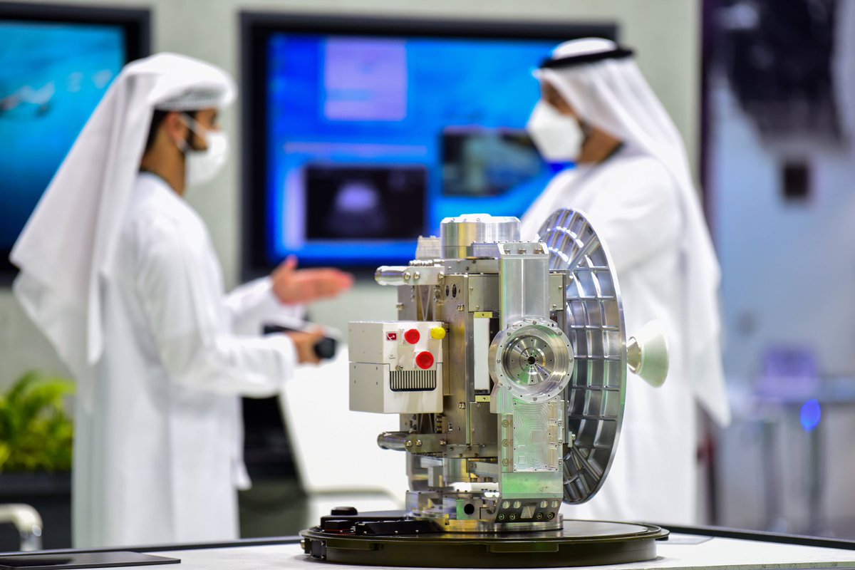 ADNECGroup's tweet photo. The #IDEX &amp; #NAVDEX exhibitions contribute to enhancing communication and coordination channels with stakeholders in the vital defense industries sectors, as well as shedding light on modern technologies and the future of defense and security sectors at regional and global levels https://t.co/kttG93A9aF