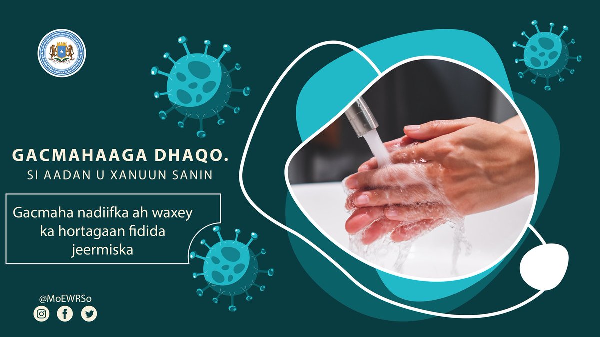 WASH YOUR HANDS. DON'T GET SICK
"Clean hands stop the spread of germs" 
#WashHands #COVID19