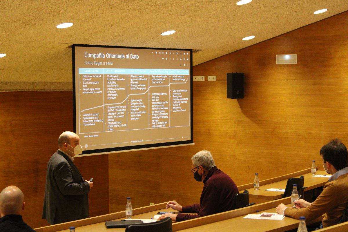 🔛 #MesaTICs

Trabajamos y debatimos sobre la "gobernanza del dato" con la participación de <a href="/javierorus/">Javier Orús Lacort</a> de <a href="/PredictLand/">PredictLand AI</a> y la experiencia práctica de <a href="/planasa_group/">Planasa</a>.

¡Muy interesante!