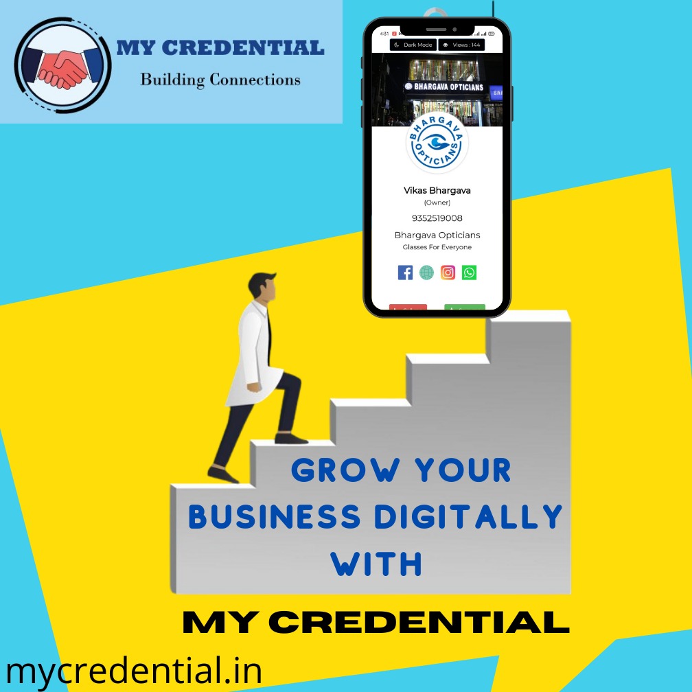 CredentialMy's tweet photo. Grow your business digitally with My Credential.
For more details visit: https://t.co/sT06yRYLSj 
#mycredential #digitalcard #digitalvisitingcard #stylish #beautiful #Unlimited #anyprofession2021 #project #NEWLEVEL #create #createnow #connect #BuildingConnections #growdigitally https://t.co/U535ENXg6K