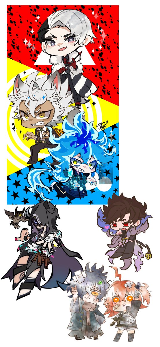 版権絵ですがデフォ絵のサンプルに 百道 のイラスト