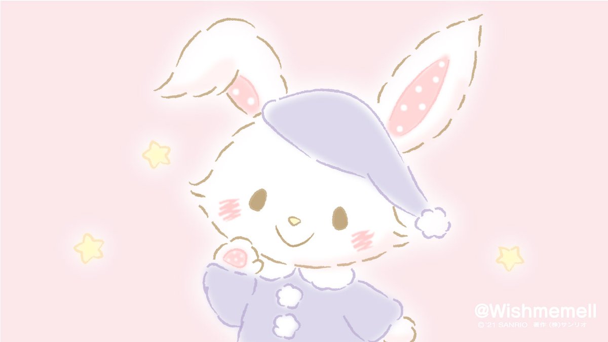 hat solo smile rabbit simple background star (symbol) pink background  illustration images