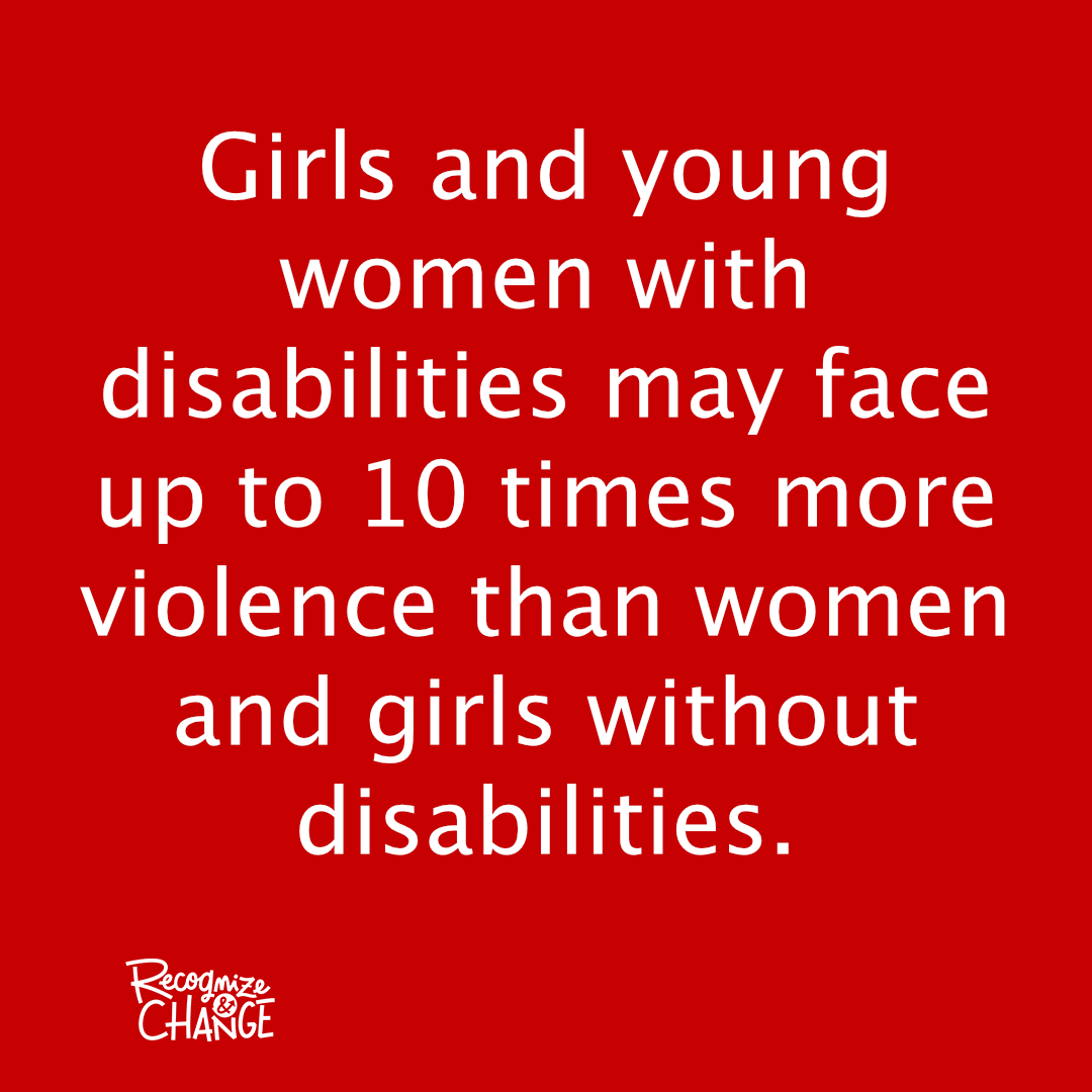 This is a data about #violence against #disabled with a focus on girls and young women. Evidence from <a href="/UN/">United Nations</a> suggest that most vulnerable to violence are children on the autism spectrum, as well as those with hearing, visual, psychosocial, or intellectual disabilities. #recandchange
