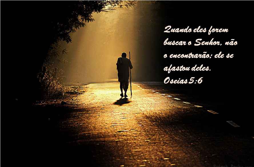 Responde aí:
É Deus quem se afasta de nós ou somos nós que nos afastamos de Deus?
Bom dia