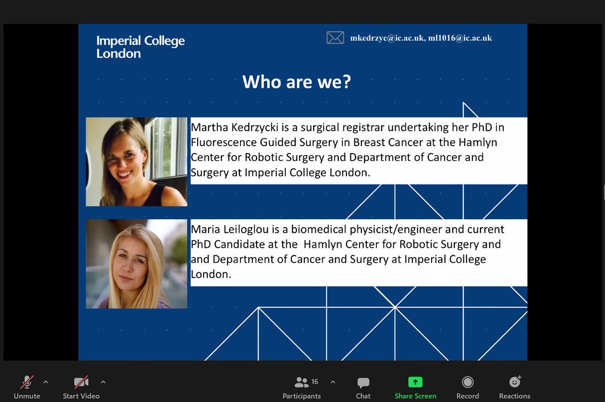 InventionRooms's tweet photo. Thank you to Martha @Glow1Doc and Maria for a fascinating session yesterday for @Open_Age members sharing your work on fluorescence guided surgery in breast cancer. "It’s clear that this a tremendously exciting innovation" https://t.co/BUF5mioz7W