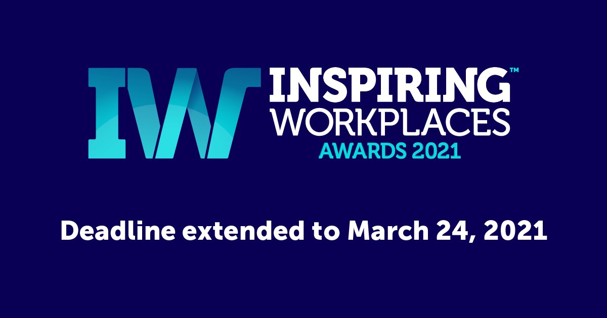Inspiring Workplaces Awards tweet media