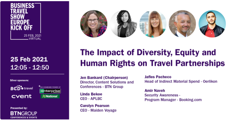 BizTravelShow's tweet photo. Next up: Learn more about our corporate megatrends:
- Sustainability: Getting Back On The Road Smarter
- The Impact of Diversity, Equity and Human Rights on Travel Partnerships
- Geopolitics and Corporate Travel
@mwcorbett @Carolyn_MV @Lindabekoe @STallingSmith
#BTSEKickOff https://t.co/t8n1ZJmItl