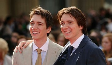 Happy 35th birthday to James and Oliver Phelps! They played Fred and George Weasley,  