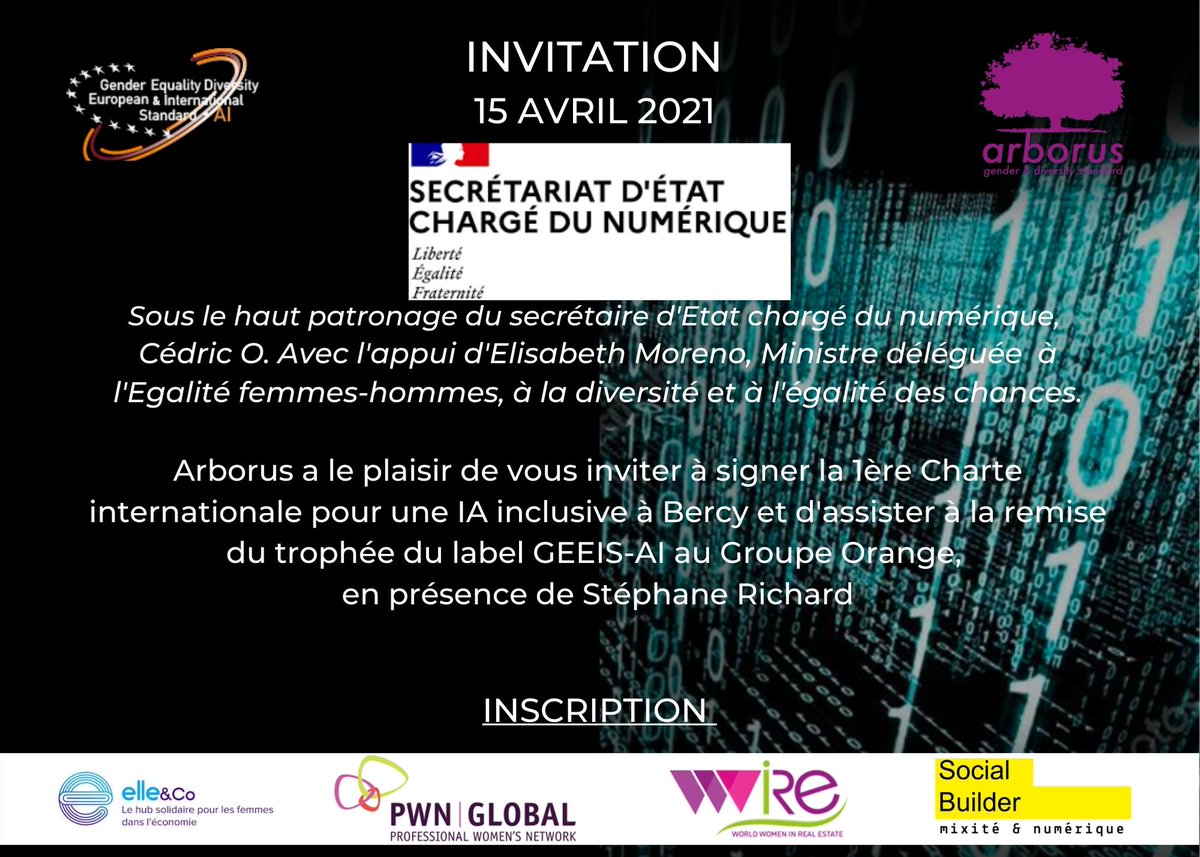 <a href="/ElleCo14/">Elle & Co</a> soutien l’appel à signature de la Charteia.arborus.org ! Ensemble nous préparons le monde de demain ! #GEEISAI #egalite #inclusion #IA #inclusive #numerique

Inscrivez-vous ici : lnkd.in/gD_upXF