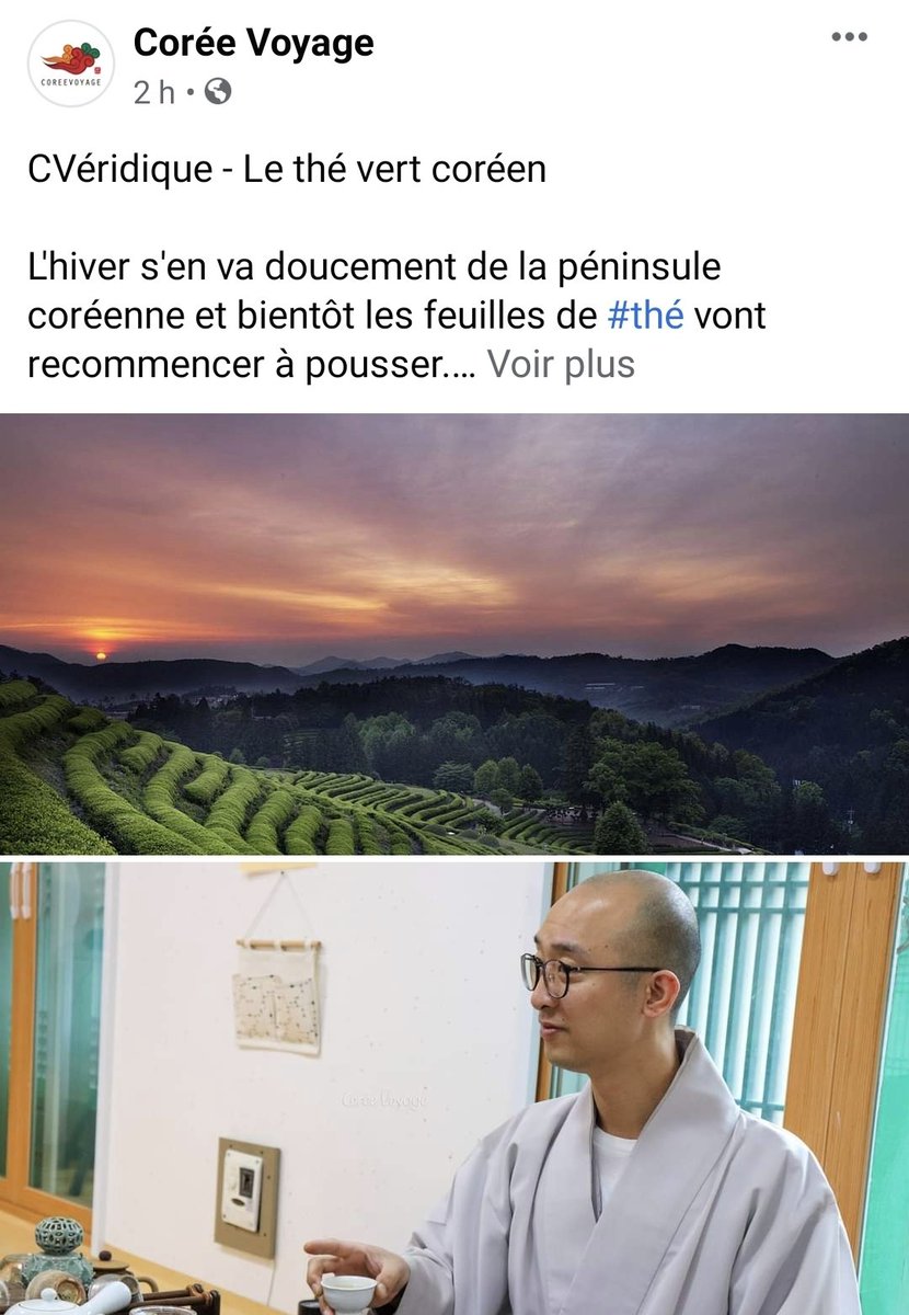 CoreeVoyage's tweet photo. Vous aimez le #thé vert? 🍵😍
On vous dit tout sur le thé vert #coréen sur notre Facebook ! ➡️ https://t.co/JgiDcgUrun

#blog #facebook #coree #coreedusud #drinkingculture https://t.co/ds4v0rf4we