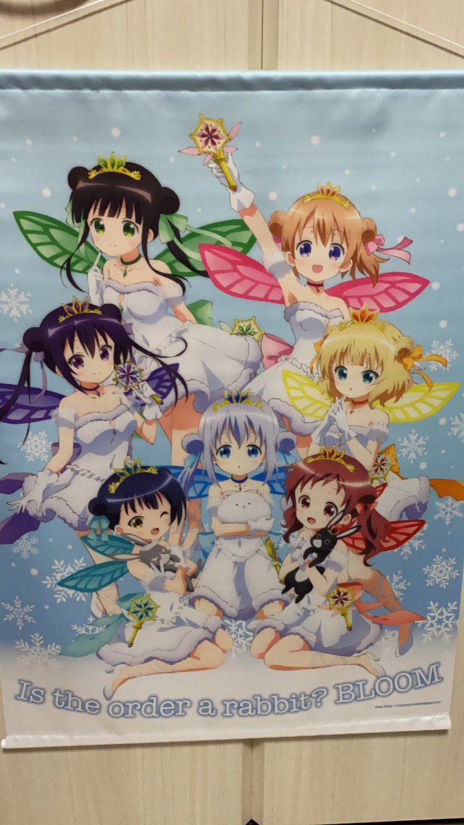 アニ鉄ウッチー V Twitter 今日ローソンに受け取りました ごちうさぬいぐるみ7 アクリルチノ タペストリーです とても可愛い