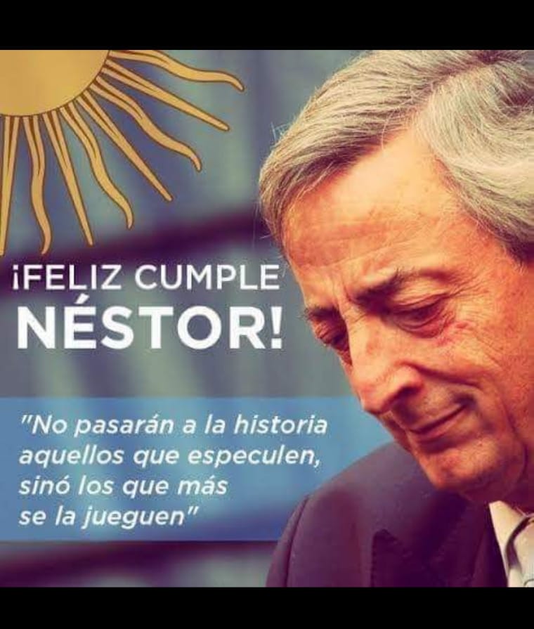 KORTAZAR's tweet photo. "Quisiera que me recuerden sin llorar
ni lamentarme.
porque emocioné su alma
porque se sintieron queridos,
protegidos y ayudados.
Quisiera que me recuerden
junto a la risa de los felices,
la seguridad de los justos,
el sufrimiento de los humildes."
#NestorCumple 🇦🇷
#25Febrero https://t.co/nTCD4l62nl