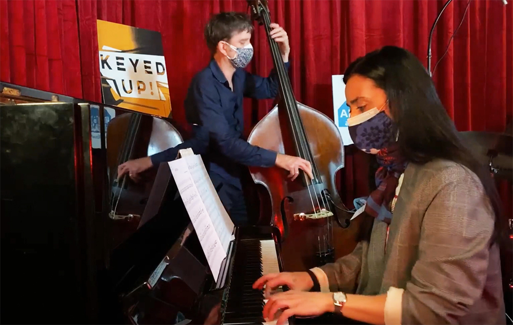 There’s some top-notch contemporary jazz from the Simona Premazzi Trio featuring bassist Joe Martin and drummer Anthony Pinciotti, it’s another high-quality livestream from New York’s Bar Bayeux – support the band if you can youtube.com/watch?v=nrMy-4…