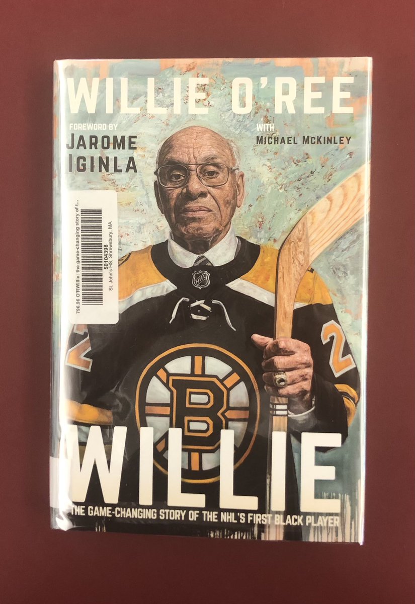 StJohnsLibrary's tweet image. Former Bruin, Willow O’Ree, was the first Black hockey player in the NHL. His number, 22, was retired by the Bruins this season. He was inducted into the Hall of Fame in 2018 which was considered long overdue. #BlackHistoryMonth #sjlibrarylife @SJSHockey @SJDiversityComm