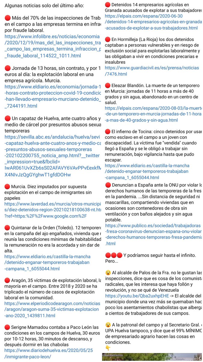 Aleix_Morilla's tweet photo. ESTO TAMBIÉN SON CASOS AISLADOS O EMPEZAMOS A HABLAR DE UN MODELO ESTRUCTURAL DE EXPLOTACIÓN EN EL CAMPO QUE SE HA VENIDO TOLERANDO DESDE HACE DÉCADAS? https://t.co/7q0bLDKEpg