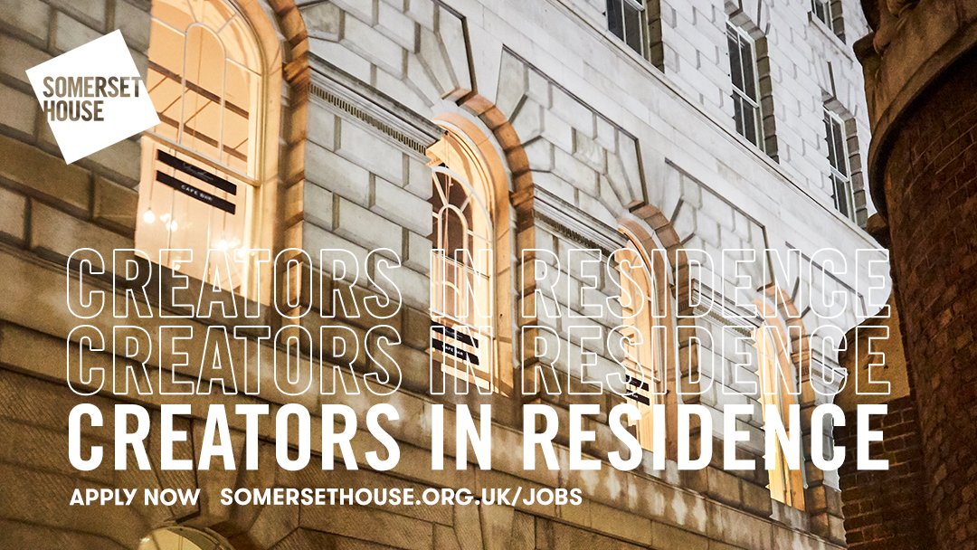 ⚡️ OPPORTUNITY ⚡️ Somerset House Creators-in-Residence 📹 🎛 🎧 

We're looking for three digital creatives in audio &amp; filmmaking to develop the future of digital production at Somerset House.

➡️ 6 months FTC
➡️ 3 days p/w
➡️ £34k p/a pro rata

Apply now: somersethouse.org.uk/jobs