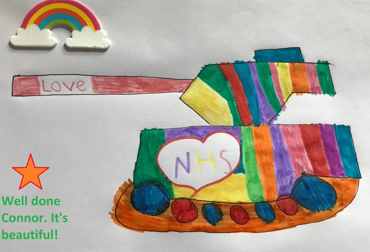 HaselburyCampus's tweet photo. Simmonds took another trip to the local area for their virtual lesson, this time to HMS Belfast and the T-34 tank in Bermondsey. Pupils discussed the idea of the 'Peace Tank' and then created there own! #PeaceTank #LearningForLife #RemoteLearning https://t.co/paD7nWYsT6