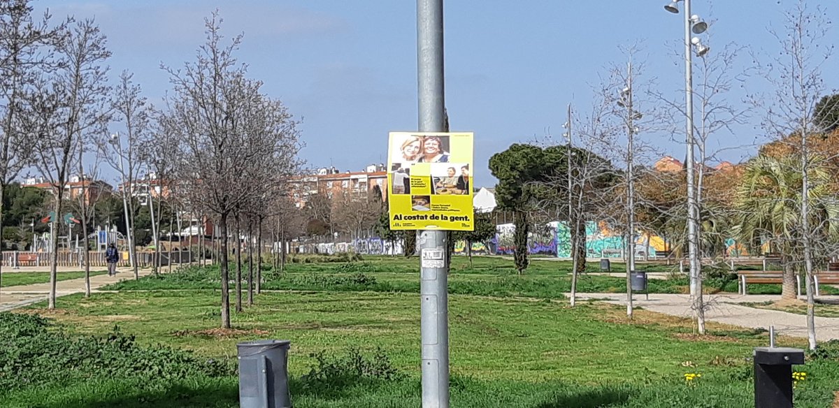 Hola <a href="/Aj_Sabadell/">Ajuntament Sabadell</a>, ya han pasado 2 semanas de las elecciones y todavía hay carteles en el #ParcNord de #Sabadell, que los dejáis ¿por si se repiten elecciones?