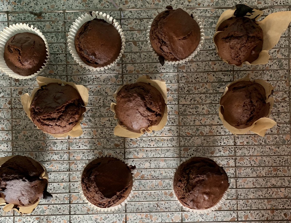 alopalis's tweet photo. Chocolate banana muffins using Fairtrade bananas as well for #FairtradeFortnight #SNHSFTBAKEOFF @StNiniansEco https://t.co/G96th8mKpt