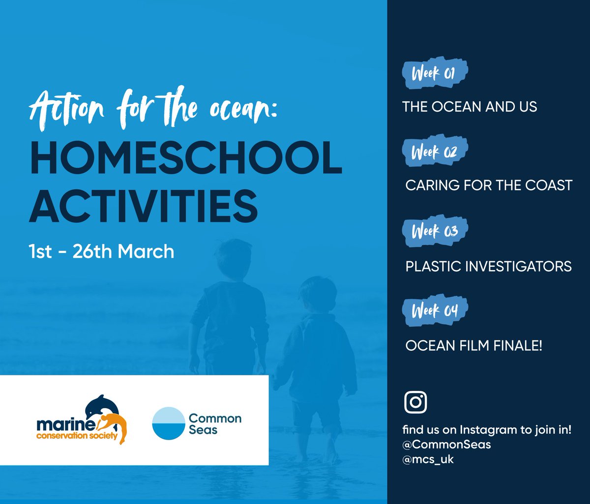 Marine Conservation Society (@mcsuk) on Twitter photo Whether you're #HomeSchooling or looking for some after school fun, we're joining forces with <a href="/CommonSeas/">Common Seas</a>
throughout March to inspire a new wave of #YoungSeaChampions!
#homeeducation #homeschoolinguk #marinescience Whether you're #HomeSchooling or looking for some after school fun, we're joining forces with <a href="/CommonSeas/">Common Seas</a>
throughout March to inspire a new wave of #YoungSeaChampions!
#homeeducation #homeschoolinguk #marinescience