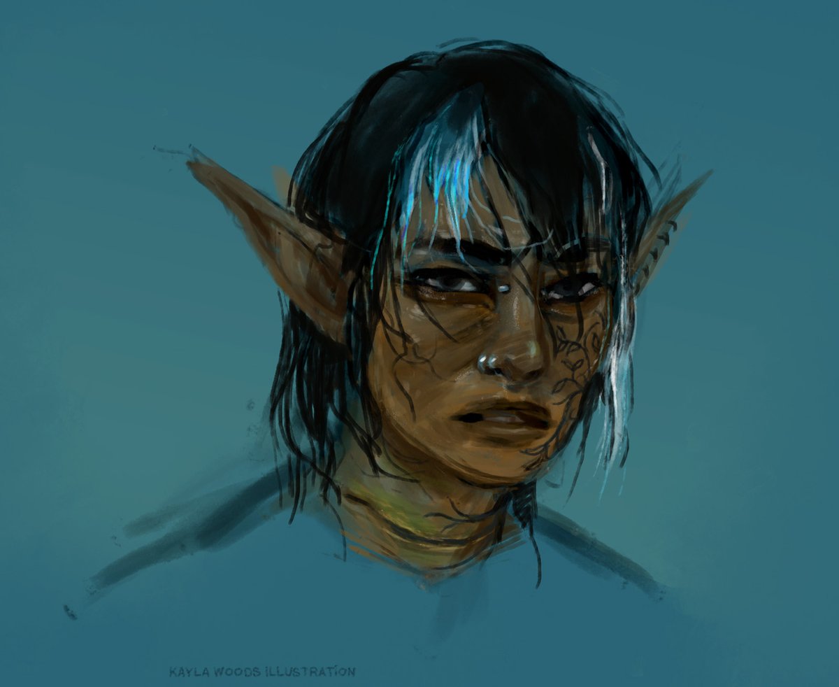 problemodog's tweet photo. Another moody Caestus sketch while i dwell in the tragic cliffhanger abyss  #dnd #sketch #art https://t.co/CniPqcfDUr