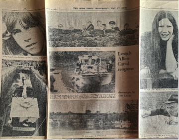 #ThrowbackThursday we found these articles on the reopening of the Lough Allen Canal in May 1978. Closed to traffic since the 1930’s the canal was partially reopened as afar as Acres Lake. 
Do you recognise anyone?

<a href="/LeitrimTNetwork/">LeitrimTourismNet</a>
<a href="/explorearchives/">Explore Your Archive</a>
<a href="/HeritageBoats/">Heritage Boat Assoc.</a>
<a href="/HeritageHubIRE/">The Heritage Council</a>