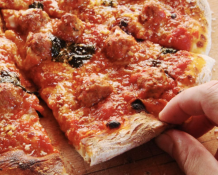 CSNutritionServ's tweet image. Grab a slice of our Italian meatball pizza today at lunch!🍕 Canton South High School 

#schoolnutrition #pizza