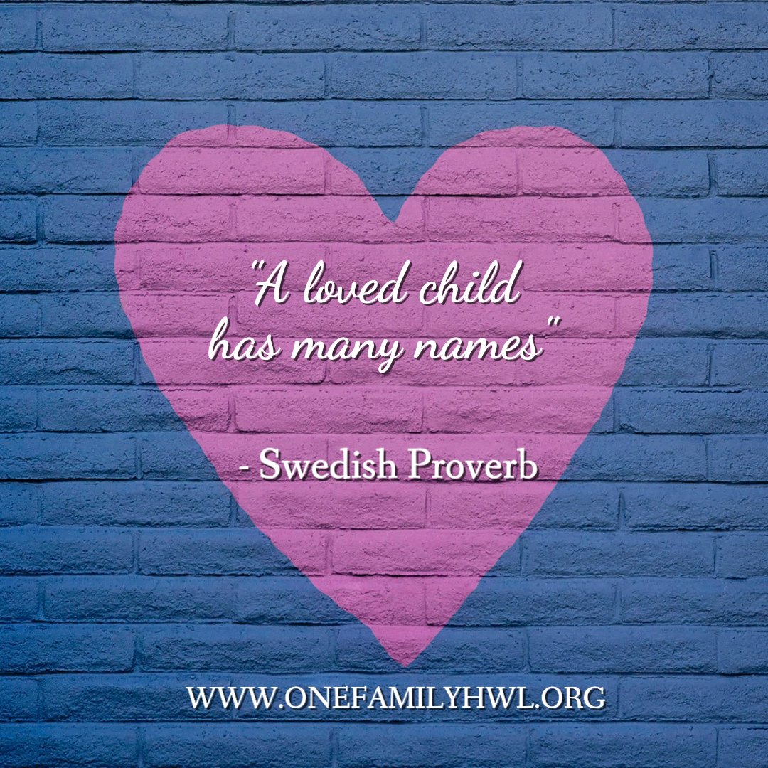 OneFamilyhwl's tweet image. OneFamily Daily Thought - Many Names

#manynames #lovenames #lovedchild #loved #onefamilyhwl #parenting #marriage

Discover more at onefamilyhwl.org